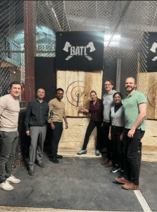 Abdominal division Axe throwing competition Spring 2025